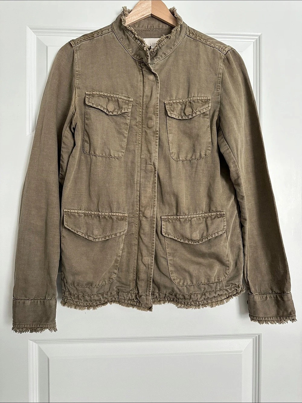 LOFT - Women's Utility Jacket in Army Green